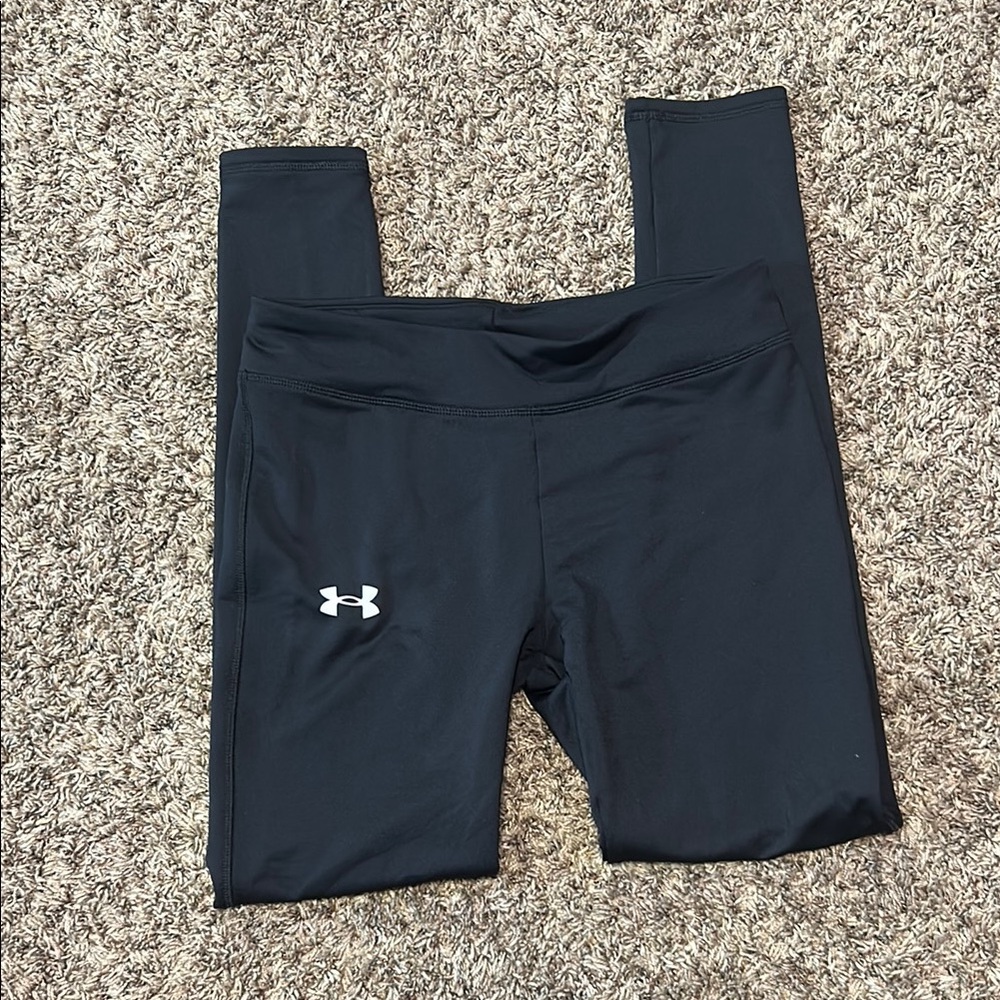 Under Armour Black Thermal Kids Leggings